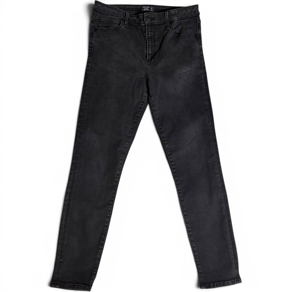 Abercrombie & Fitch Denim - Abercrombie & Fitch Simone High Rise Super Skinny Jeans Black Size 31 12R